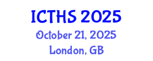 International Conference on Tourism and Hospitality Studies (ICTHS) October 21, 2025 - London, United Kingdom