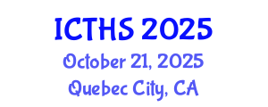 International Conference on Tourism and Hospitality Studies (ICTHS) October 21, 2025 - Quebec City, Canada