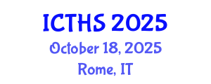 International Conference on Tourism and Hospitality Studies (ICTHS) October 18, 2025 - Rome, Italy