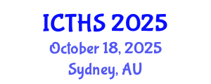 International Conference on Tourism and Hospitality Studies (ICTHS) October 18, 2025 - Sydney, Australia