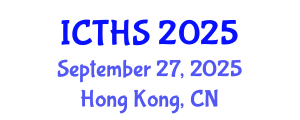 International Conference on Tourism and Hospitality Studies (ICTHS) September 27, 2025 - Hong Kong, China