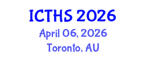 International Conference on Tourism and Hospitality Studies (ICTHS) April 06, 2026 - Toronto, Australia International Conference on Tourism and Hospitality Studies (ICTHS) April 06, 2026 - Toronto, Australia