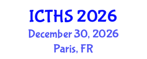 International Conference on Tourism and Hospitality Studies (ICTHS) December 30, 2026 - Paris, France International Conference on Tourism and Hospitality Studies (ICTHS) December 30, 2026 - Paris, France