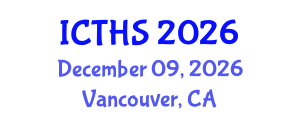International Conference on Tourism and Hospitality Studies (ICTHS) December 09, 2026 - Vancouver, Canada International Conference on Tourism and Hospitality Studies (ICTHS) December 09, 2026 - Vancouver, Canada