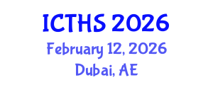 International Conference on Tourism and Hospitality Studies (ICTHS) February 12, 2026 - Dubai, United Arab Emirates International Conference on Tourism and Hospitality Studies (ICTHS) February 12, 2026 - Dubai, United Arab Emirates