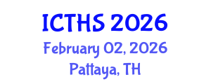 International Conference on Tourism and Hospitality Studies (ICTHS) February 02, 2026 - Pattaya, Thailand International Conference on Tourism and Hospitality Studies (ICTHS) February 02, 2026 - Pattaya, Thailand
