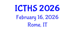 International Conference on Tourism and Hospitality Studies (ICTHS) February 16, 2026 - Rome, Italy International Conference on Tourism and Hospitality Studies (ICTHS) February 16, 2026 - Rome, Italy