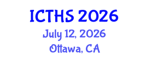 International Conference on Tourism and Hospitality Studies (ICTHS) July 12, 2026 - Ottawa, Canada International Conference on Tourism and Hospitality Studies (ICTHS) July 12, 2026 - Ottawa, Canada