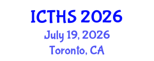 International Conference on Tourism and Hospitality Studies (ICTHS) July 19, 2026 - Toronto, Canada International Conference on Tourism and Hospitality Studies (ICTHS) July 19, 2026 - Toronto, Canada