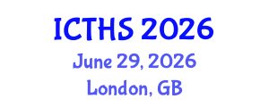 International Conference on Tourism and Hospitality Studies (ICTHS) June 29, 2026 - London, United Kingdom International Conference on Tourism and Hospitality Studies (ICTHS) June 29, 2026 - London, United Kingdom