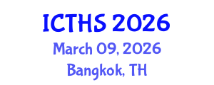 International Conference on Tourism and Hospitality Studies (ICTHS) March 09, 2026 - Bangkok, Thailand International Conference on Tourism and Hospitality Studies (ICTHS) March 09, 2026 - Bangkok, Thailand