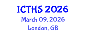 International Conference on Tourism and Hospitality Studies (ICTHS) March 09, 2026 - London, United Kingdom International Conference on Tourism and Hospitality Studies (ICTHS) March 09, 2026 - London, United Kingdom