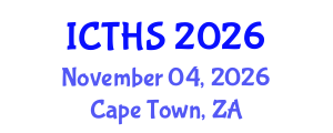 International Conference on Tourism and Hospitality Studies (ICTHS) November 04, 2026 - Cape Town, South Africa International Conference on Tourism and Hospitality Studies (ICTHS) November 04, 2026 - Cape Town, South Africa
