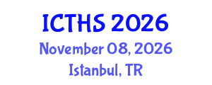 International Conference on Tourism and Hospitality Studies (ICTHS) November 08, 2026 - Istanbul, Turkey International Conference on Tourism and Hospitality Studies (ICTHS) November 08, 2026 - Istanbul, Turkey