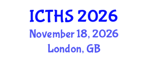 International Conference on Tourism and Hospitality Studies (ICTHS) November 18, 2026 - London, United Kingdom