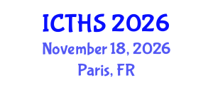 International Conference on Tourism and Hospitality Studies (ICTHS) November 18, 2026 - Paris, France International Conference on Tourism and Hospitality Studies (ICTHS) November 18, 2026 - Paris, France