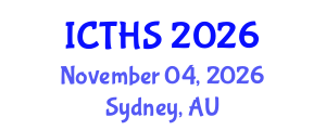 International Conference on Tourism and Hospitality Studies (ICTHS) November 04, 2026 - Sydney, Australia International Conference on Tourism and Hospitality Studies (ICTHS) November 04, 2026 - Sydney, Australia
