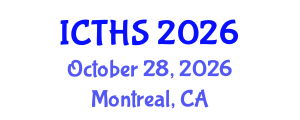 International Conference on Tourism and Hospitality Studies (ICTHS) October 28, 2026 - Montreal, Canada International Conference on Tourism and Hospitality Studies (ICTHS) October 28, 2026 - Montreal, Canada