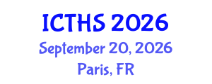 International Conference on Tourism and Hospitality Studies (ICTHS) September 20, 2026 - Paris, France International Conference on Tourism and Hospitality Studies (ICTHS) September 20, 2026 - Paris, France