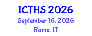 International Conference on Tourism and Hospitality Studies (ICTHS) September 16, 2026 - Rome, Italy International Conference on Tourism and Hospitality Studies (ICTHS) September 16, 2026 - Rome, Italy