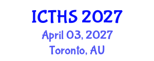 International Conference on Tourism and Hospitality Studies (ICTHS) April 03, 2027 - Toronto, Australia International Conference on Tourism and Hospitality Studies (ICTHS) April 03, 2027 - Toronto, Australia