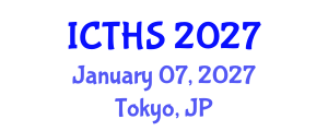 International Conference on Tourism and Hospitality Studies (ICTHS) January 07, 2027 - Tokyo, Japan International Conference on Tourism and Hospitality Studies (ICTHS) January 07, 2027 - Tokyo, Japan