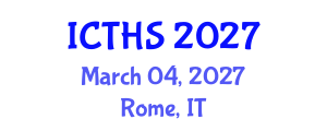 International Conference on Tourism and Hospitality Studies (ICTHS) March 04, 2027 - Rome, Italy International Conference on Tourism and Hospitality Studies (ICTHS) March 04, 2027 - Rome, Italy
