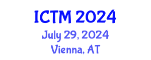 International Conference on Tourism and Management (ICTM) July 29, 2024 - Vienna, Austria