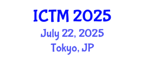 International Conference on Tourism and Management (ICTM) July 22, 2025 - Tokyo, Japan