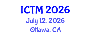 International Conference on Tourism and Management (ICTM) July 12, 2026 - Ottawa, Canada