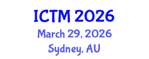 International Conference on Tourism and Management (ICTM) March 29, 2026 - Sydney, Australia