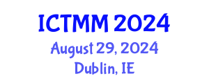 International Conference on Tourism Marketing and Management (ICTMM) August 29, 2024 - Dublin, Ireland