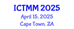 International Conference on Tourism Marketing and Management (ICTMM) April 15, 2025 - Cape Town, South Africa