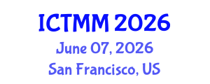 International Conference on Tourism Marketing and Management (ICTMM) June 07, 2026 - San Francisco, United States