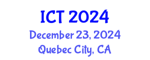 International Conference on Toxicology (ICT) December 23, 2024 - Quebec City, Canada