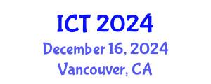 International Conference on Toxicology (ICT) December 16, 2024 - Vancouver, Canada
