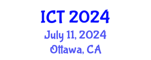 International Conference on Toxicology (ICT) July 11, 2024 - Ottawa, Canada