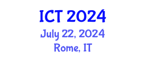 International Conference on Toxicology (ICT) July 22, 2024 - Rome, Italy