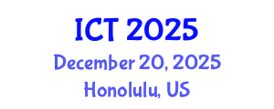 International Conference on Toxicology (ICT) December 20, 2025 - Honolulu, United States