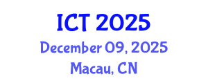 International Conference on Toxicology (ICT) December 09, 2025 - Macau, China