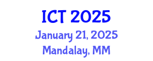International Conference on Toxicology (ICT) January 21, 2025 - Mandalay, Myanmar