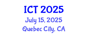 International Conference on Toxicology (ICT) July 15, 2025 - Quebec City, Canada