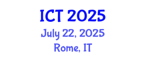 International Conference on Toxicology (ICT) July 22, 2025 - Rome, Italy