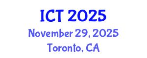 International Conference on Toxicology (ICT) November 29, 2025 - Toronto, Canada