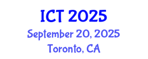 International Conference on Toxicology (ICT) September 20, 2025 - Toronto, Canada