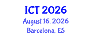 International Conference on Toxicology (ICT) August 16, 2026 - Barcelona, Spain International Conference on Toxicology (ICT) August 16, 2026 - Barcelona, Spain
