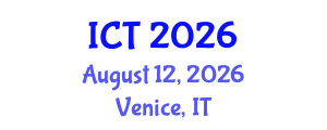 International Conference on Toxicology (ICT) August 12, 2026 - Venice, Italy International Conference on Toxicology (ICT) August 12, 2026 - Venice, Italy