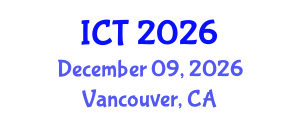 International Conference on Toxicology (ICT) December 09, 2026 - Vancouver, Canada International Conference on Toxicology (ICT) December 09, 2026 - Vancouver, Canada