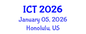 International Conference on Toxicology (ICT) January 05, 2026 - Honolulu, United States International Conference on Toxicology (ICT) January 05, 2026 - Honolulu, United States