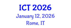 International Conference on Toxicology (ICT) January 12, 2026 - Rome, Italy International Conference on Toxicology (ICT) January 12, 2026 - Rome, Italy